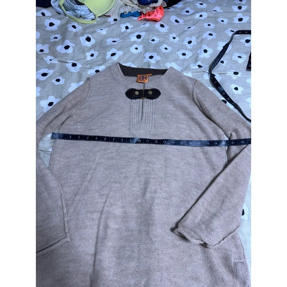 Tory Burch wool tan sweater